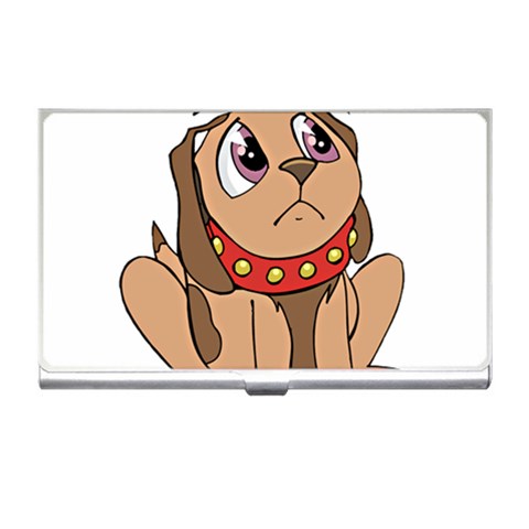 Innocent puppy Business Card Holder from ArtsNow.com Front
