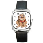 Innocent puppy Square Metal Watch