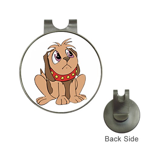 Innocent puppy Golf Ball Marker Hat Clip from ArtsNow.com Front