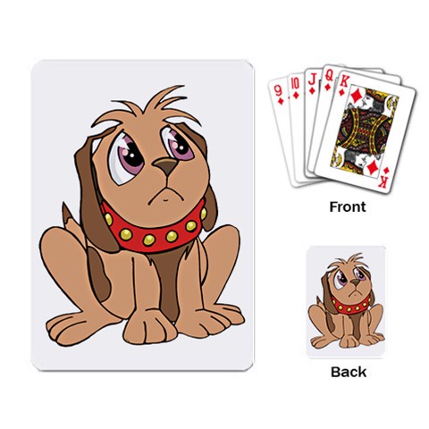 Innocent puppy Playing Cards Single Design from ArtsNow.com Back