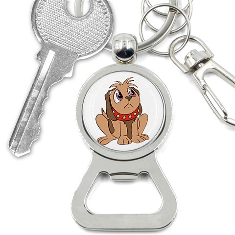 Innocent puppy Bottle Opener Key Chain from ArtsNow.com Front