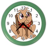 Innocent puppy Color Wall Clock