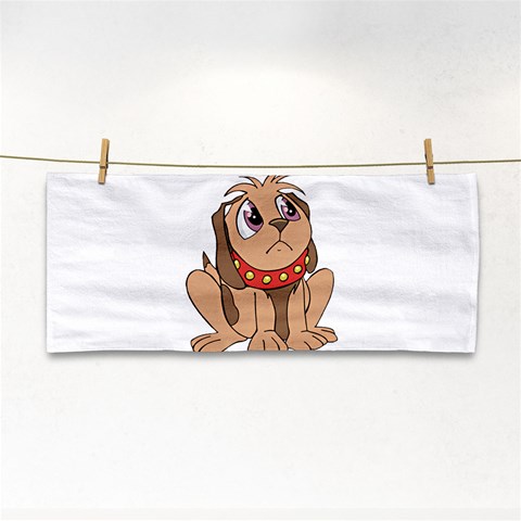 Innocent puppy Hand Towel from ArtsNow.com Front