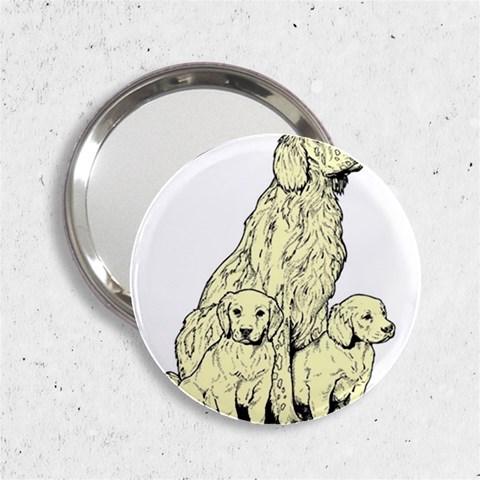 Golden retriever 2.25  Handbag Mirror from ArtsNow.com Front