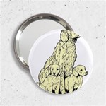 Golden retriever 2.25  Handbag Mirror