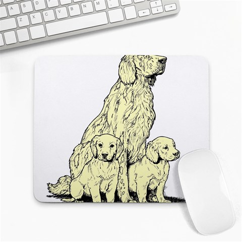 Golden retriever Large Mousepad from ArtsNow.com Front