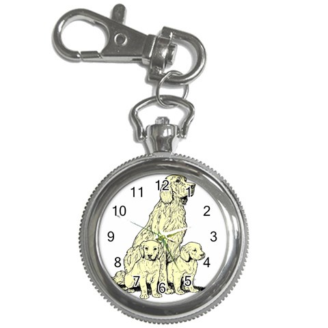 Golden retriever Key Chain Watch from ArtsNow.com Front