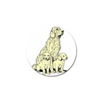 Golden retriever Golf Ball Marker (4 pack)