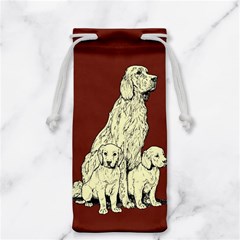 Golden retriever Jewelry Bag from ArtsNow.com Back