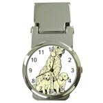 Golden retriever Money Clip Watch