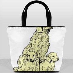 Golden retriever Bucket Bag from ArtsNow.com Back