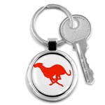 Greyhound Key Chain (Round)