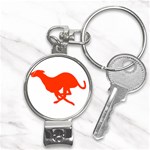 Greyhound Nail Clippers Key Chain