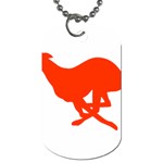 Greyhound Dog Tag (One Side)