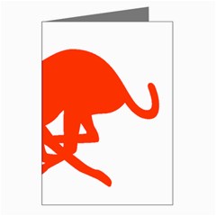 Greyhound Greeting Card from ArtsNow.com Left