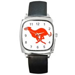 Greyhound Square Metal Watch