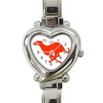 Greyhound Heart Italian Charm Watch