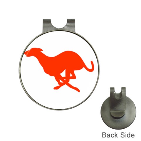 Greyhound Golf Ball Marker Hat Clip from ArtsNow.com Front
