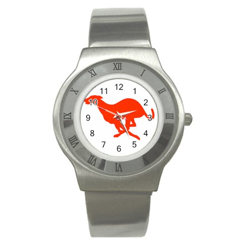 Greyhound Stainless Steel Watch from ArtsNow.com Front