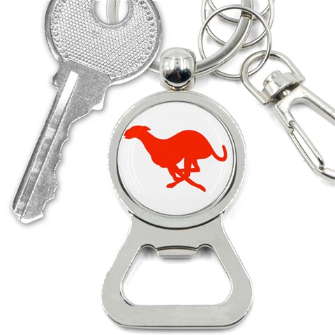 Greyhound Bottle Opener Key Chain from ArtsNow.com Front