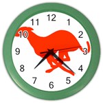 Greyhound Color Wall Clock