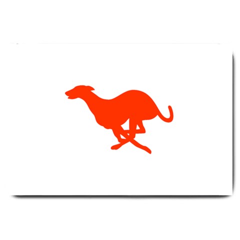 Greyhound Large Doormat from ArtsNow.com 30 x20  Door Mat