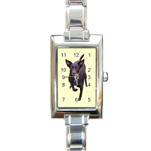 Kelpie 1 Rectangular Italian Charm Watch from ArtsNow.com Front