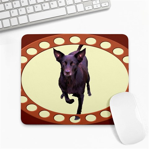 Kelpie 1 Large Mousepad from ArtsNow.com Front