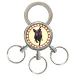Kelpie 1 3-Ring Key Chain