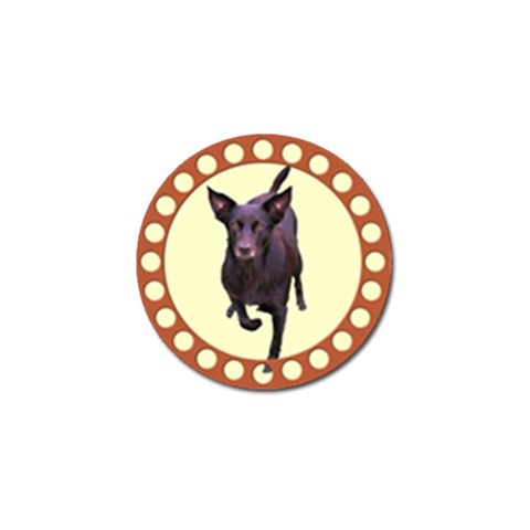 Kelpie 1 Golf Ball Marker from ArtsNow.com Front