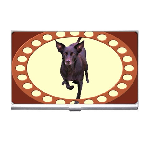Kelpie 1 Business Card Holder from ArtsNow.com Front