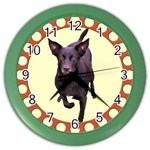 Kelpie 1 Color Wall Clock