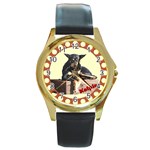 Kelpie 2 Round Gold Metal Watch