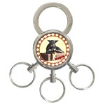 Kelpie 2 3-Ring Key Chain