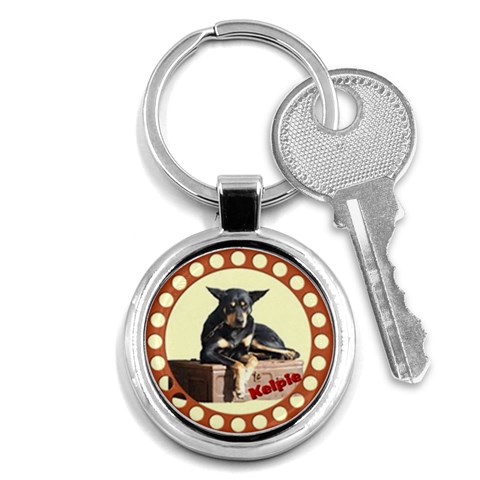 Kelpie 2 Key Chain (Round) from ArtsNow.com Front