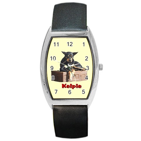 Kelpie 2 Barrel Style Metal Watch from ArtsNow.com Front