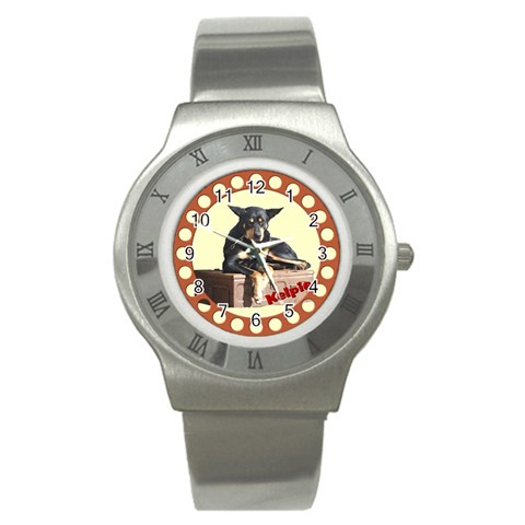 Kelpie 2 Stainless Steel Watch from ArtsNow.com Front