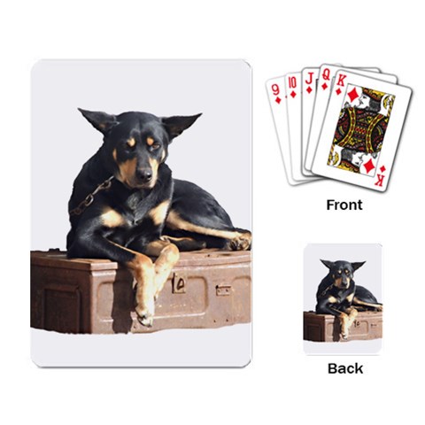 Kelpie 2 Playing Cards Single Design from ArtsNow.com Back