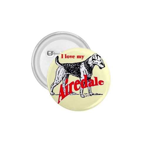Airedale 1.75  Button from ArtsNow.com Front