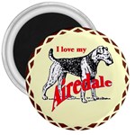 Airedale 3  Magnet
