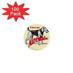 Airedale 1  Mini Button (100 pack) 