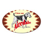 Airedale Magnet (Oval)