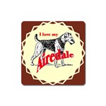 Airedale Magnet (Square)