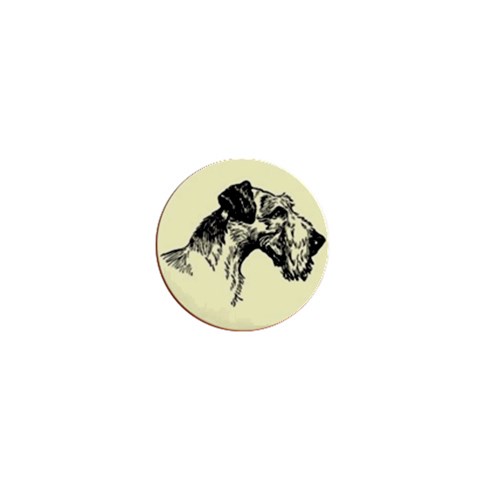 Hound 1  Mini Button from ArtsNow.com Front