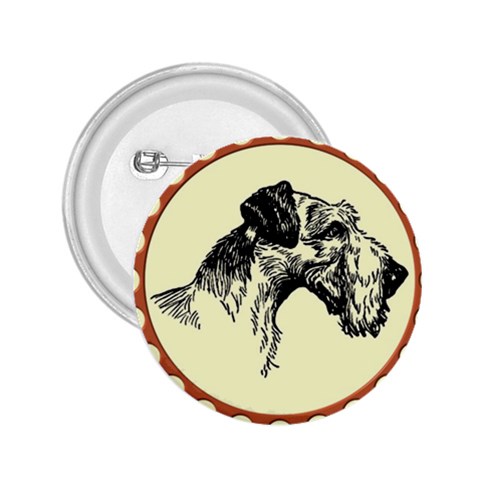 Hound 2.25  Button from ArtsNow.com Front