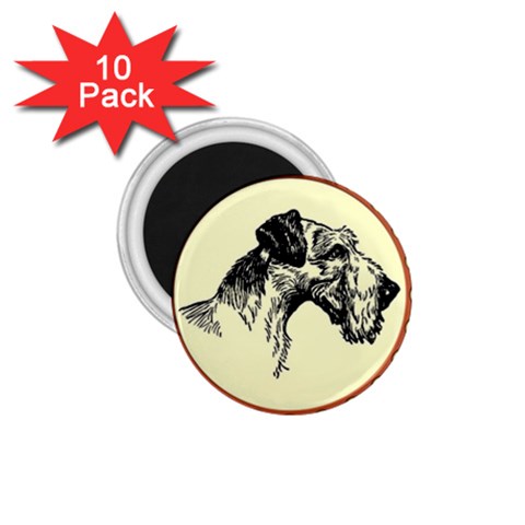 Hound 1.75  Magnet (10 pack)  from ArtsNow.com Front