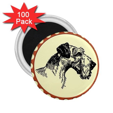 Hound 2.25  Magnet (100 pack)  from ArtsNow.com Front