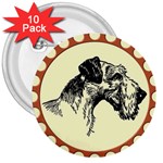 Hound 3  Button (10 pack)