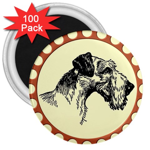 Hound 3  Magnet (100 pack) from ArtsNow.com Front