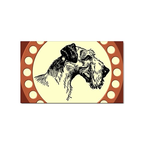 Hound Sticker (Rectangular) from ArtsNow.com Front
